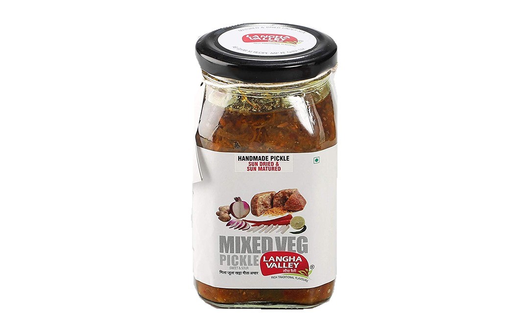 Langha Valley Mixed Veg Pickle    Glass Jar  350 grams